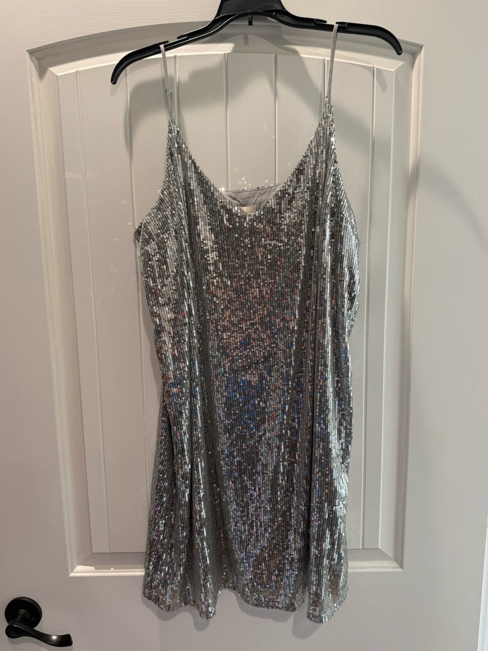 a new day Silver Sequin Dress